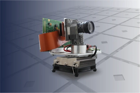 Industrial grade projection unit without a housing.