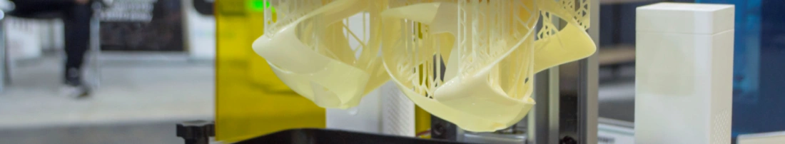 Representation of a 3D printed structure by photopolymerization