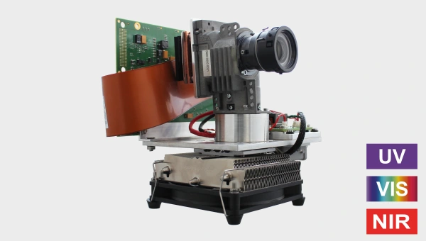 Industrial grade projection unit without a housing.